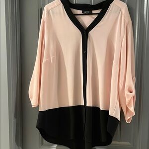 Alyx Pink Dolman Sleeve Blouse with Boxy Oversized Fit